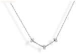  Victoria Ezüst színű fehér köves fánk nyaklánc (VBKACA77145) - sandori