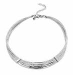  Victoria Ezüst színű fehér köves nyaklánc (VBNACA58347) - sandori