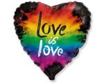  Szerelem Love is Love fólia lufi 46 cm (MLG302912) - sandori
