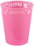  Pink, Rózsaszín micro prémium műanyag pohár 250 ml (PNN96198)