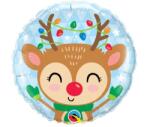  Rénszarvas Reindeer Karácsonyi fólia lufi 46 cm (MLG150170) - sandori