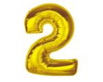  Arany 2-es Gold szám fólia lufi 92 cm (MLG189704) - sandori