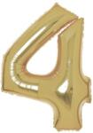  Arany White Gold 4-es szám fólia lufi 93 cm (DPA9915182) - sandori