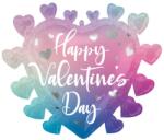  Happy Valentine's Day Ombre fólia lufi 68 cm (DPA4364475) - sandori