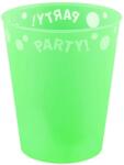  Green Fluorescent, Zöld micro prémium műanyag pohár 250 ml (PNN96049) - sandori