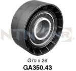SNR Vratná/vodiaca kladka rebrovaného klinového remeňa SNR GA350.43 (GA350.43)