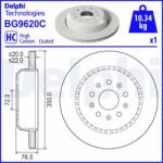 DELPHI Brzdový kotúč DELPHI BG9620C (BG9620C)