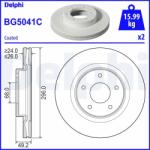 DELPHI Brzdový kotúč DELPHI BG5041C (BG5041C)