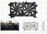 NRF Ventilátor chladenia motora NRF 47676 (47676)