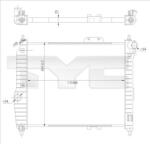 TYC Chladič motora TYC 706-0021-R (706-0021-R)