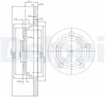 DELPHI Tarcza Ham. Audi 80/a4 (bg2987)