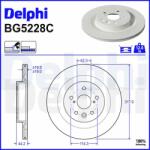 DELPHI Brzdový kotúč DELPHI BG5228C (BG5228C)