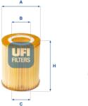 UFI Olejový filter UFI 25.152. 00 (25.152.00)