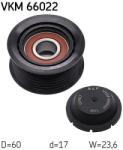 SKF Vratná/vodiaca kladka rebrovaného klinového remeňa SKF VKM 66022 (VKM 66022)