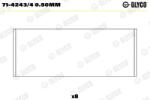 GLYCO Ojničné ložisko GLYCO 71-4243/4 0.50mm (71-4243/4 0.50mm)
