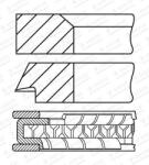 Goetze Engine Sada piestnych krúżkov GOETZE ENGINE 08-446000-00 (08-446000-00)
