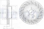 DELPHI Brzdový kotúč DELPHI BG9076C (BG9076C)