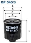 FILTRON Olejový filter FILTRON OP 543/3 (OP 543/3)