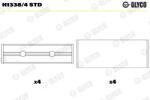 GLYCO Ložisko kľukového hriadeľa GLYCO H1338/4 STD (H1338/4 STD)