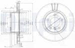DELPHI Tarcza Ham. Bmw E60/61 (bg3870)