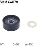 SKF Napinák rebrovaného klinového remeňa SKF VKM 64078 (VKM 64078)