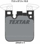 TEXTAR Sada brzdových platničiek kotúčovej brzdy TEXTAR 2502901 (2502901)