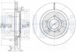 DELPHI Tarcza Ham. Opel Vectra C Tyl (bg3886c)