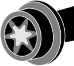 CORTECO Sada skrutiek hlavy valcov CORTECO 016204B (016204B)