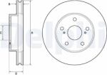 DELPHI Tarcza Ham. Toyota Hi-lux 05- (bg4758c)