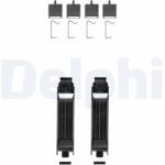 DELPHI Súprava príslušenstva, obloženie kotúčovej brzdy DELPHI LX0681 (LX0681)