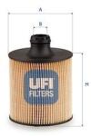 UFI Olejový filter UFI 25.284. 00 (25.284.00)