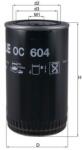 MAHLE Olejový filter MAHLE OC 604 (OC 604)