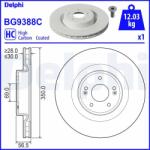 DELPHI Brzdový kotúč DELPHI BG9388C (BG9388C)