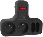 Maclean 4 Plug Switch (MCE224 E/B)