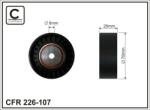CAFFARO Vratná/vodiaca kladka rebrovaného klinového remeňa CAFFARO 226-107 (226-107)