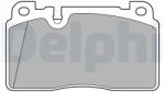 DELPHI Sada brzdových platničiek kotúčovej brzdy DELPHI LP3677 (LP3677)