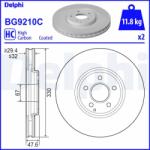 DELPHI Tarcza Ham. Mercedes E W211 03- (bg9210c)