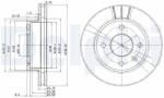 DELPHI Tarcza Ham. Ford Sierra (bg2367)