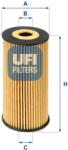 UFI Olejový filter UFI 25.170. 00 (25.170.00)