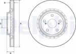 DELPHI Tarcza Ham. Toyota Rav4 08- (bg4691c)