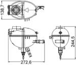 MAHLE Vyrovnávacia nádobka chladiacej kvapaliny MAHLE CRT 209 000S (CRT 209 000S)