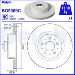 DELPHI Brzdový kotúč DELPHI BG9369C (BG9369C)
