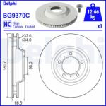 DELPHI Brzdový kotúč DELPHI BG9370C (BG9370C)