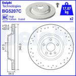 DELPHI Brzdový kotúč DELPHI BG5207C (BG5207C)