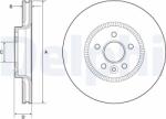 DELPHI Tarcza Ham. Ford Mondeo V 15- (bg9184c)