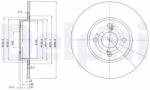 DELPHI Tarcza Ham. Toyota Tyl (bg3186)