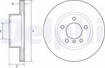 DELPHI Brzdový kotúč DELPHI BG4645C (BG4645C)