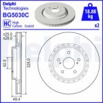 DELPHI Brzdový kotúč DELPHI BG5030C (BG5030C)