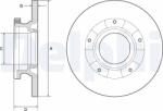 DELPHI Tarcza Ham. Tyl Ford Transit 15- (bg4784c)