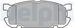 DELPHI Sada brzdových platničiek kotúčovej brzdy DELPHI LP3690 (LP3690)